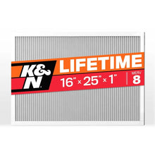 Load image into Gallery viewer, K&amp;N HVAC Filter 16 X 25 X 1 Merv 8 - Main Product View