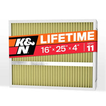 Load image into Gallery viewer, K&amp;N HVAC Filter 16 X 25 X 4 Merv 11 - Main Product View
