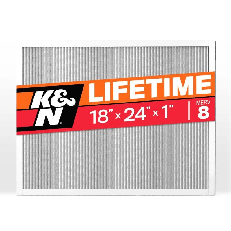 K&N HVAC Filter 18 X 24 X 1 Merv 8 - Main Product View
