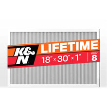 Load image into Gallery viewer, K&amp;N HVAC Filter 18 X 30 X 1 Merv 8 - Main Product View