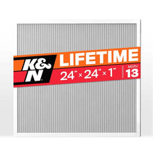 Load image into Gallery viewer, K&amp;N HVAC Filter 24 X 24 X 1 Merv 13 - Main Product View