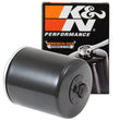 Load image into Gallery viewer, K&amp;N Harley Davidson / Buell 3in OD x 4.063in H Black Oil Filter - Installation View