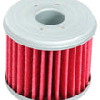 Load image into Gallery viewer, K&amp;N Honda 1.58in OD 0.42in ID 1.4in Height Cartridge Oil Filter - Side View