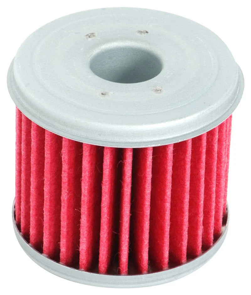 K&N Honda 1.58in OD 0.42in ID 1.4in Height Cartridge Oil Filter - Side View