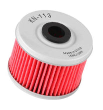 Load image into Gallery viewer, K&amp;N Honda 2.031in OD x 1.469in H Oil Filter - Side View