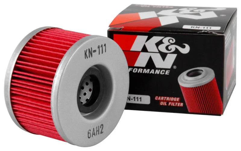 K&N Honda 2.719in OD x 1.781in H Oil Filter - Installation View