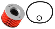 Load image into Gallery viewer, K&amp;N Honda / Kawasaki / Yamaha / Triumph 3in OD x .75ID x 2.210in H Oil Filter - Back View