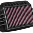 Load image into Gallery viewer, K&amp;N Honda VT600C/CD Shadow 99-07 Replacement Drop In Air Filter - Side View