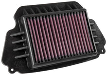 Load image into Gallery viewer, K&amp;N Honda VT600C/CD Shadow 99-07 Replacement Drop In Air Filter - Side View
