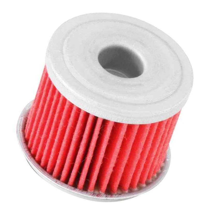 K&N Honda/Husqvarna 1.625in OD x .438in ID x 1.406in H Oil Filter - Side View