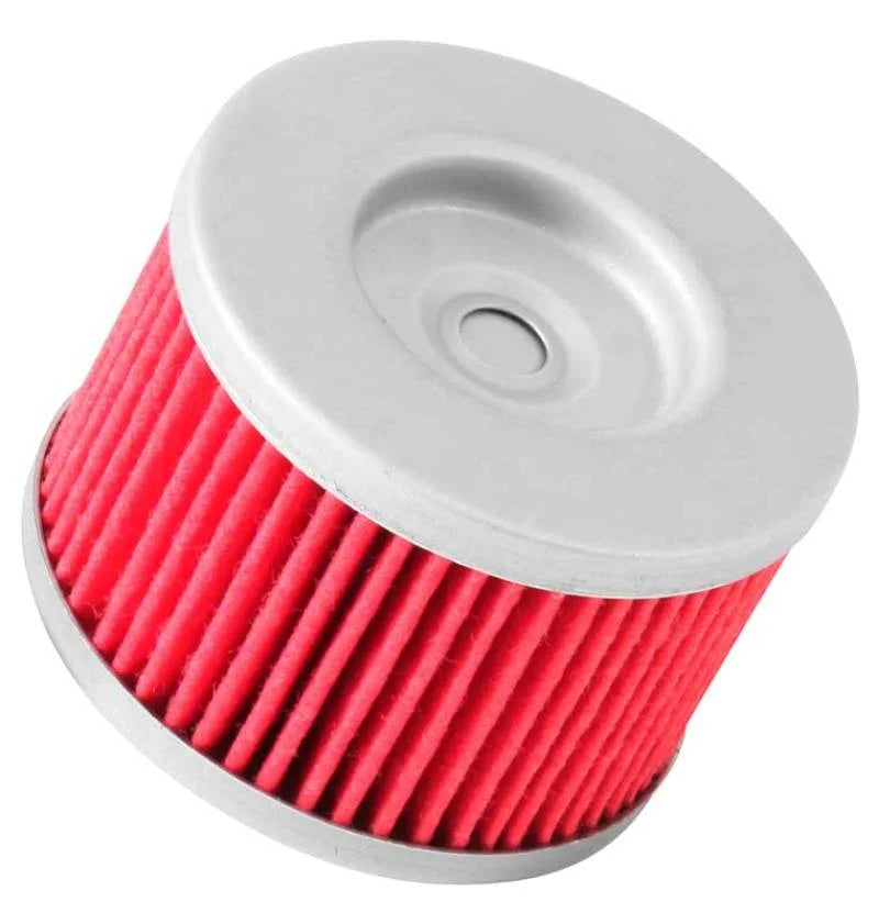 K&N Honda/Kawasaki/Polaris/Suzuki 1.969in OD x .469in ID x 1.438in H Oil Filter - Main Product View