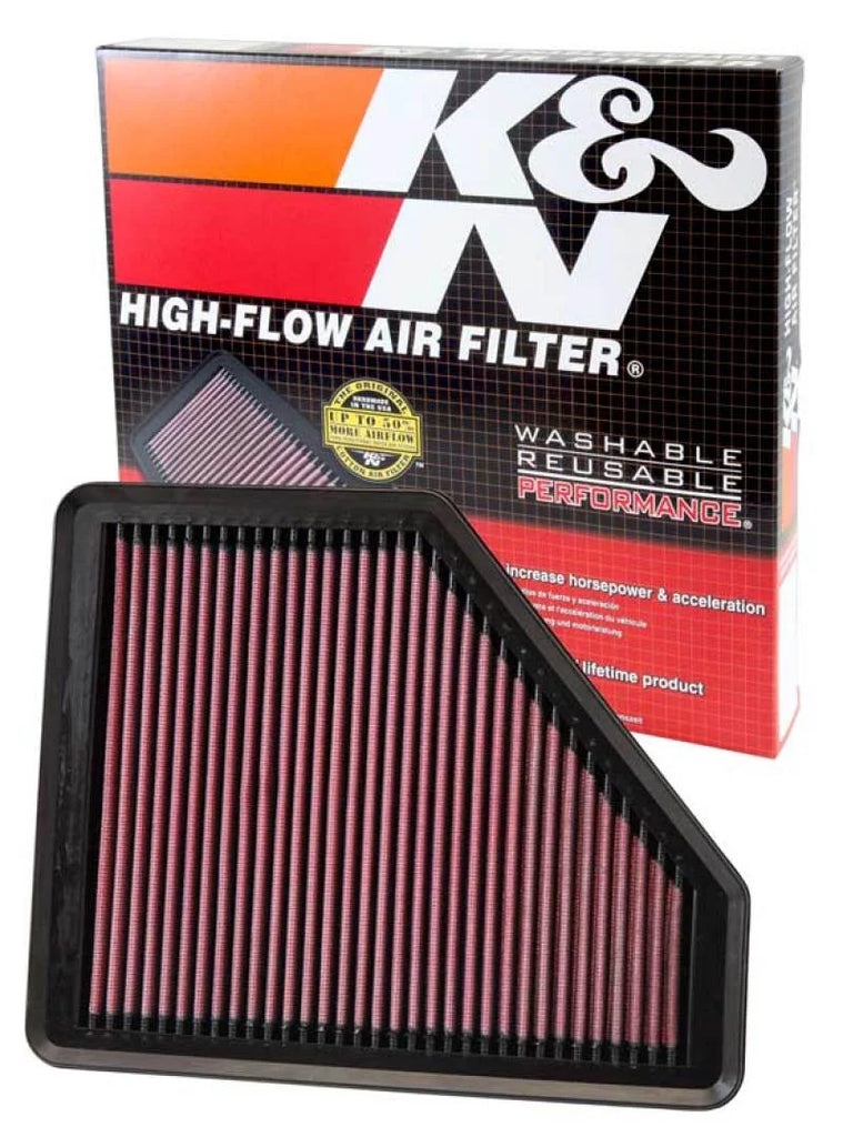 K&N Hyundai Genesis Coupe 2.0T/3.8 Drop In Air Filter - Additional View 11