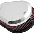 Load image into Gallery viewer, K&amp;N Intake System for Harley Davidson - Color (Red) - Style (Triangle) - Size (6-8) - Side View