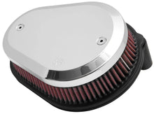 Load image into Gallery viewer, K&amp;N Intake System for Harley Davidson - Color (Red) - Style (Triangle) - Size (6-8) - Side View