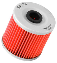 Load image into Gallery viewer, K&amp;N Kawasaki 2.156in OD x 2.219in H Oil Filter - Back View