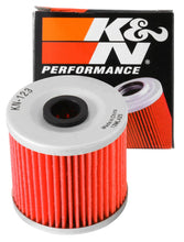 Load image into Gallery viewer, K&amp;N Kawasaki 2.156in OD x 2.219in H Oil Filter - Installation View