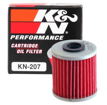Load image into Gallery viewer, K&amp;N Kawasaki / Suzuki / Betamotor 1.5in OD x 1.719in H Oil Filter - Installation View