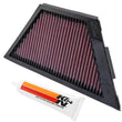 Load image into Gallery viewer, K&amp;N Kawasaki ZX1rR Ninja/ZZR1400/1400GTR/ZX14R 11.25in O/S L x 4.75in O/S W Replacement Air Filter - Side View