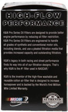 Load image into Gallery viewer, K&amp;N Oil Filter 3in OD x 5.094in H for Buick/Chevrolet/Pontiac/GMC/Oldsmobile/GMC/Cadillac - Side View
