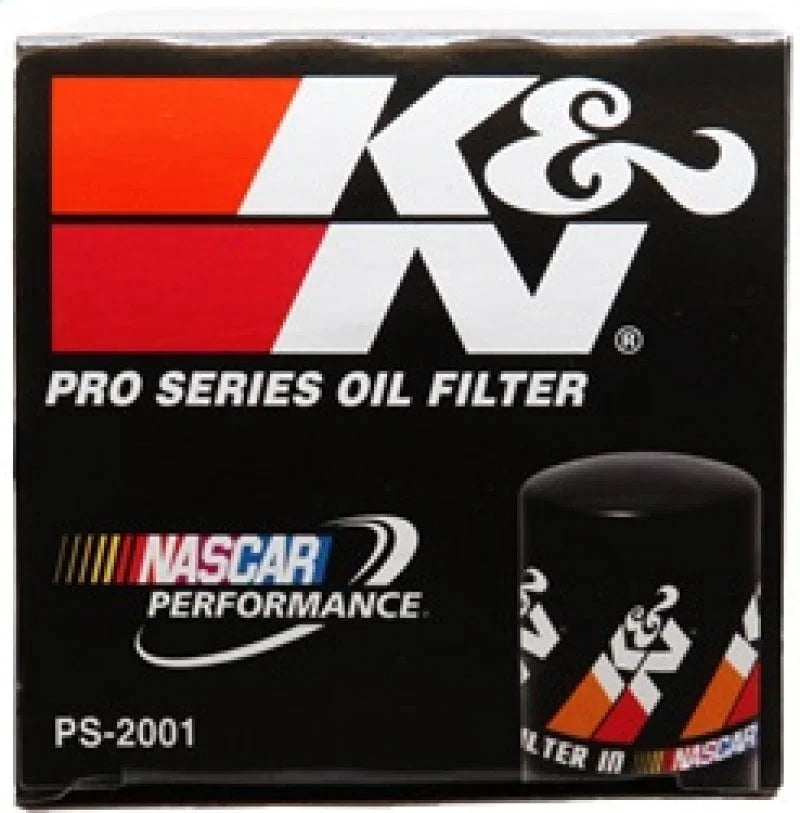 K&N Oil Filter 3in OD x 5.094in H for Buick/Chevrolet/Pontiac/GMC/Oldsmobile/GMC/Cadillac - Back View