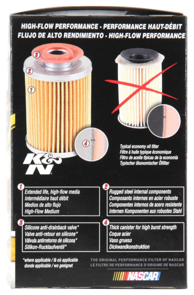 K&N Oil Filter OIL FILTER; AUTOMOTIVE - Additional View 8