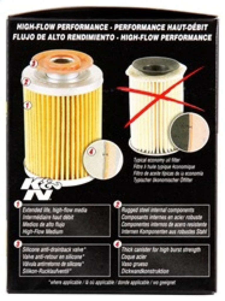 K&N Oil Filter OIL FILTER; AUTOMOTIVE - Additional View 7