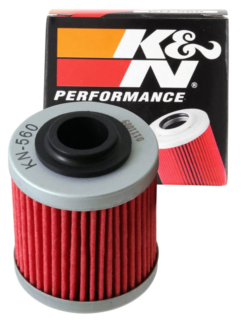 K&N Oil Filter - Powersports - Installation View