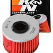 Load image into Gallery viewer, K&amp;N Oil Filter Powersports Cartridge Oil Filter - Back View