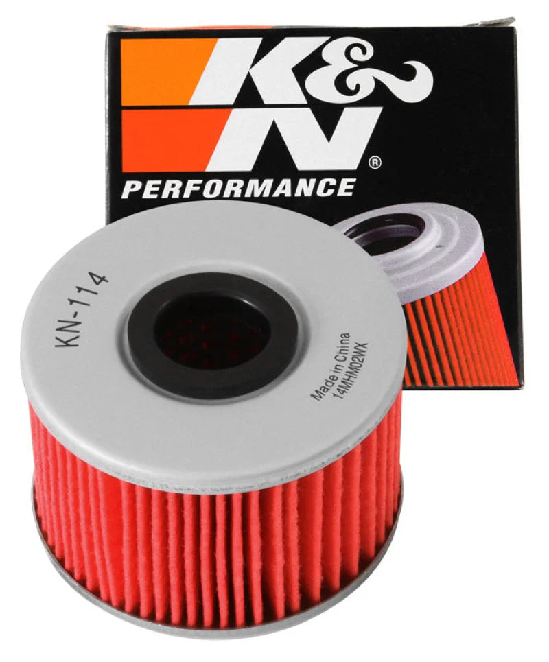 K&N Oil Filter Powersports Cartridge Oil Filter - Back View