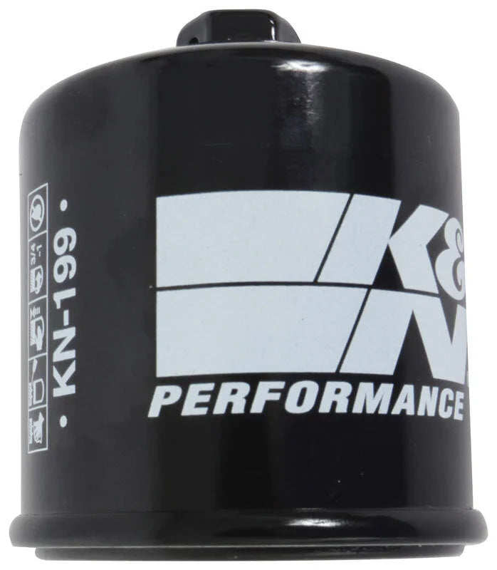 K&N Oil Filter fits 2021-2022 Indian Scout 69 Ci / 2009-2022 Polaris - Back View