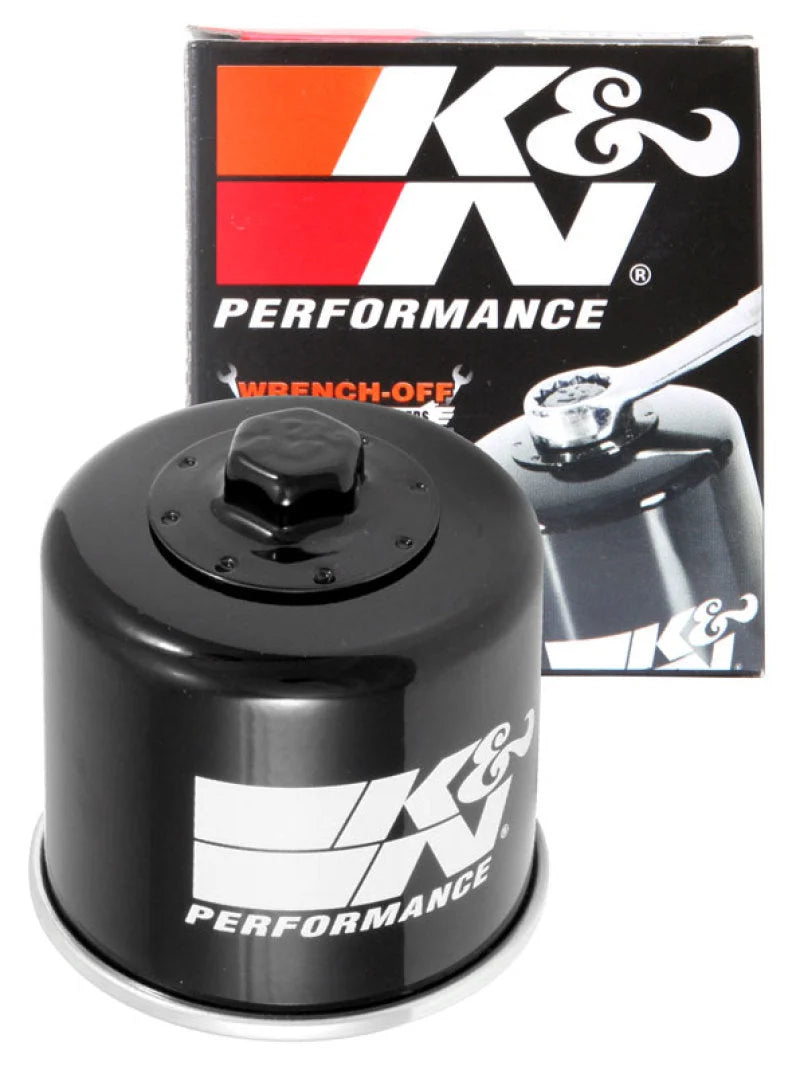 K&N Oil Transmission Filter, Powersports - Canister - Installation View