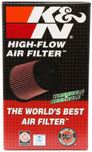 Load image into Gallery viewer, K&amp;N Oval Air Filter - 8-7/8in L 5-1/4in W 6in H - Back View