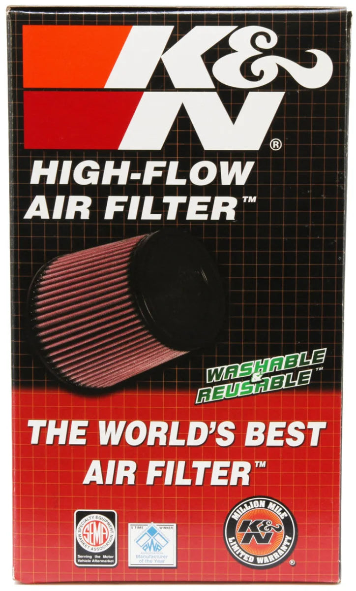K&N Oval Drop In Air Filter - 8.785in x 5.25in / 4.5in H - Back View