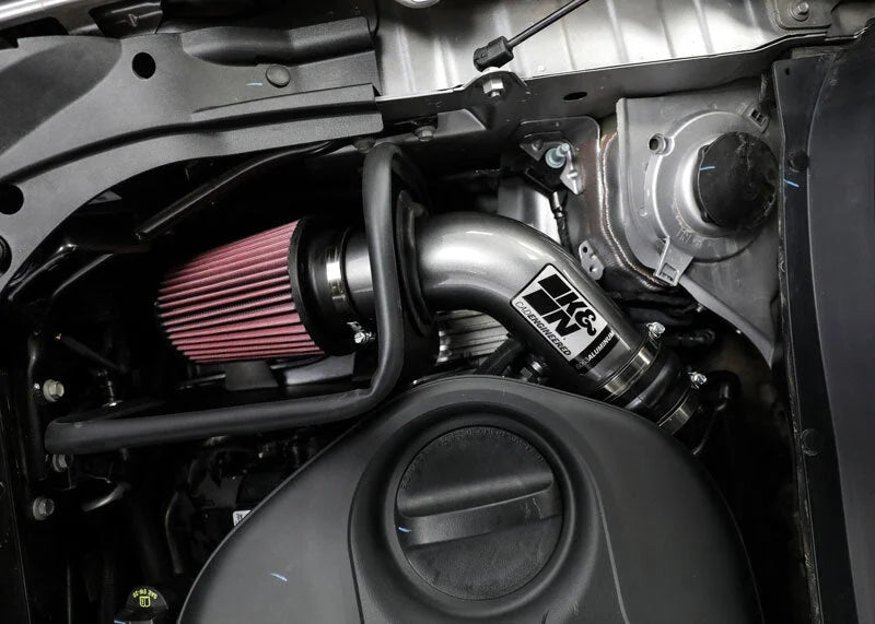 K&N Perf. Intake Kit High Flow CAI fits 2019-2022 Jeep Cherokee V6 3.2L F/I - Back View