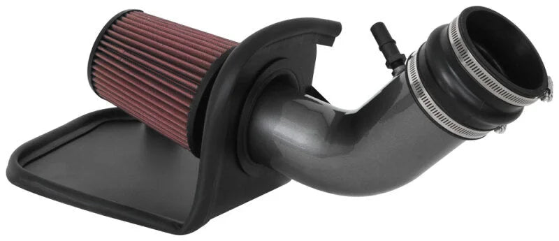K&N Perf. Intake Kit High Flow CAI fits 2019-2022 Jeep Cherokee V6 3.2L F/I - Installation View