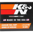 Load image into Gallery viewer, K&amp;N Performance Electric Fuel Pump 1.5-4 PSI - Back View