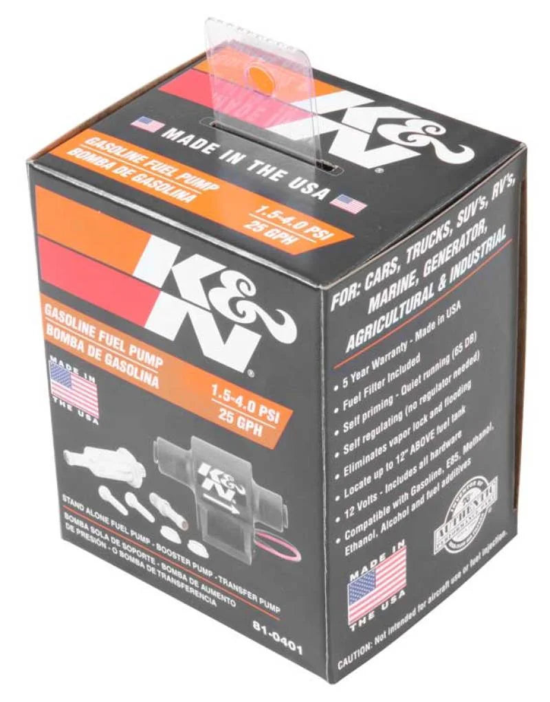 K&N Performance Electric Fuel Pump 1.5-4 PSI - Additional View 8
