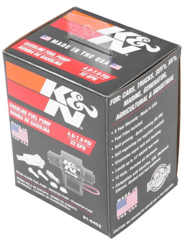 K&N Performance Electric Fuel Pump 4-7 PSI - Installation View