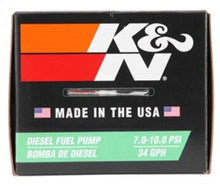 Load image into Gallery viewer, K&amp;N Performance Electric Fuel Pump 9-11.5 PSI Diesel - Installation View