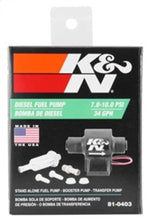 Load image into Gallery viewer, K&amp;N Performance Electric Fuel Pump 9-11.5 PSI Diesel - Additional View 5