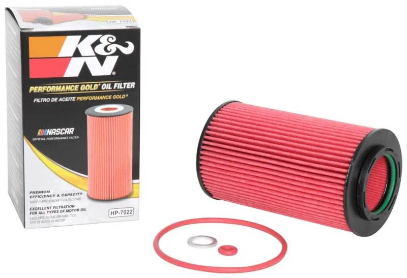 K&N Performance Gold Oil Filter for Hyundai/Kia V6 06-08 Azera/Sonata/Sedona/07-08 Santa Fe - Installation View