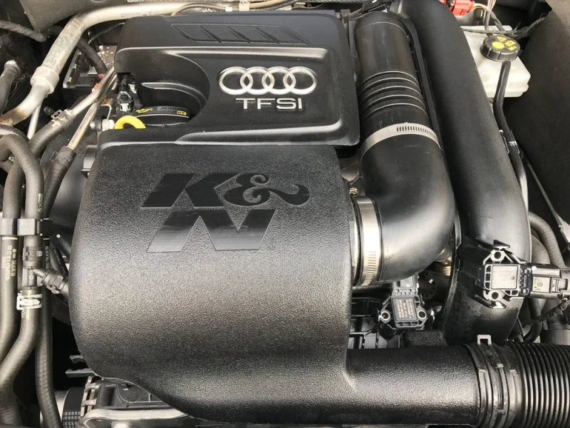 K&N Performance Intake Kit 2018 Volkswagen Golf Sportsvan 1.2L - Side View