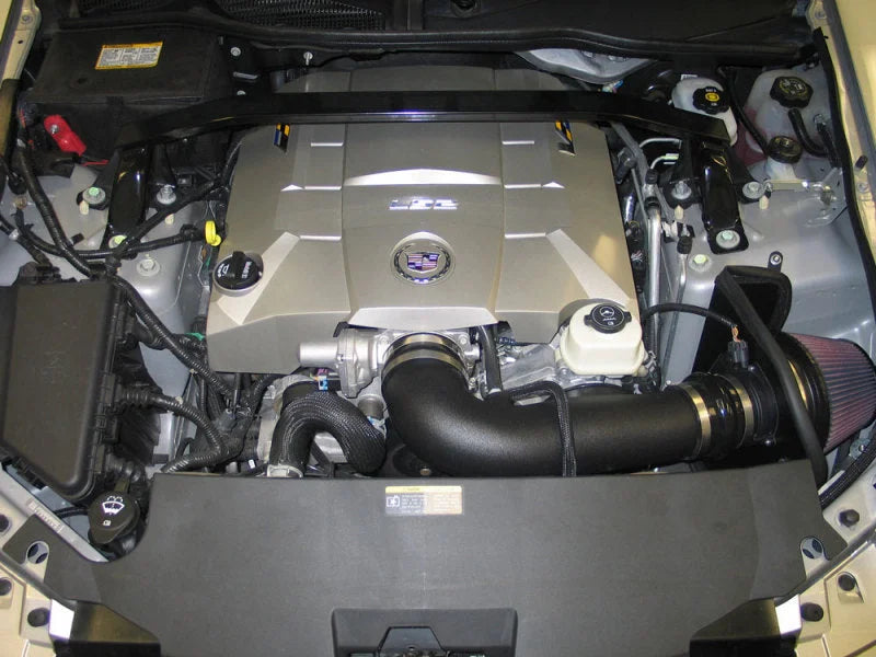 K&N Performance Intake Kit FIPK; 06-07 Cadillac CTS-V 6.0L V8 - Side View
