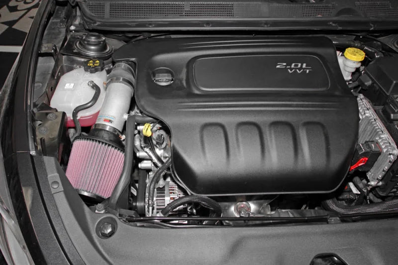 K&N Performance Intake Kit TYPHOON: 13 Dodge Dart 2.0L L4 F/I - Side View