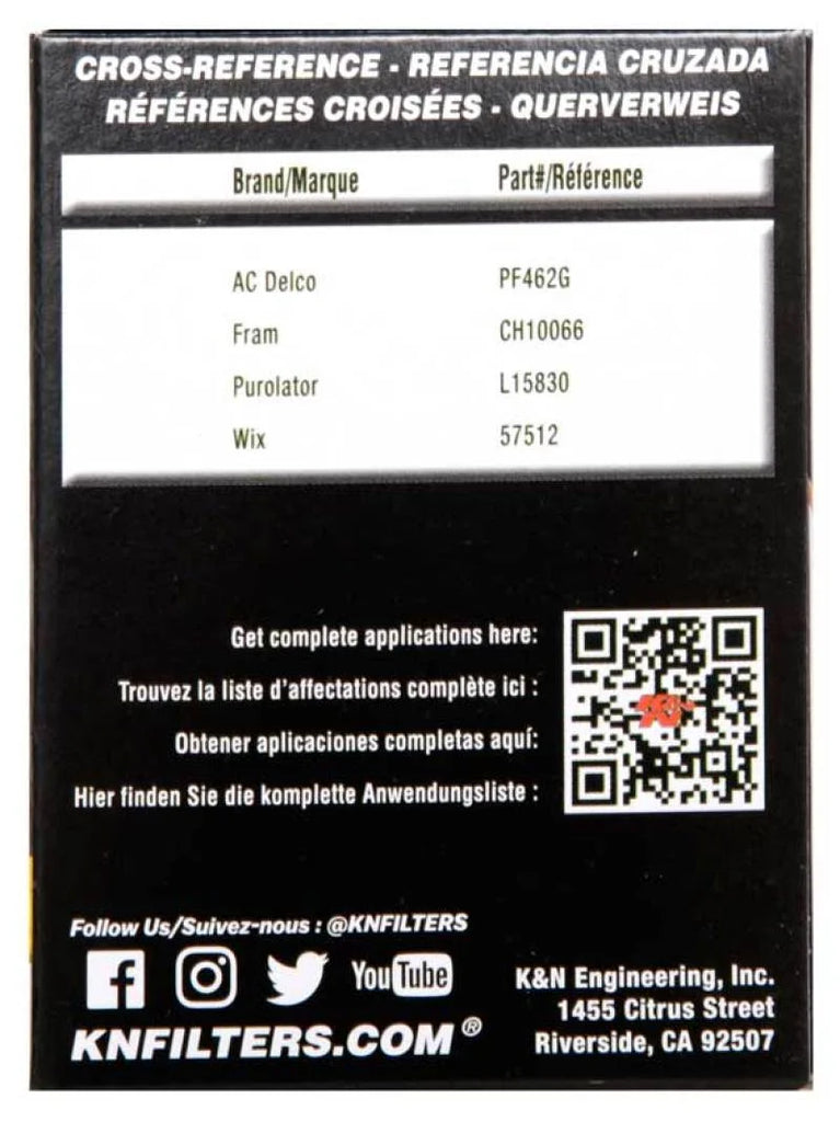 K&N Performance Oil Filter for 07-15 Mini Cooper L4-1.6L - Additional View 11
