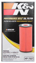Load image into Gallery viewer, K&amp;N Performance Oil Filter for 09-19 GM 1.4L / 1.6L / 1.8L w/ Hengst Filter Housing - Back View