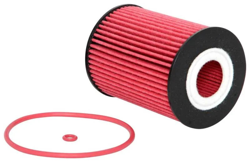 K&N Performance Oil Filter for 2010+ Mercedes Benz GLE350D 3.0L V6 DSL 2.75in OD x 3.625in H - Main Product View
