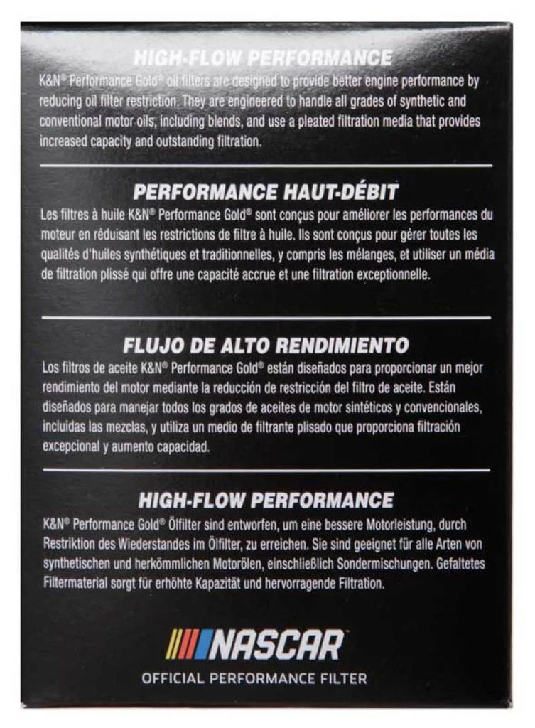 K&N Performance Oil Filter for 2010+ Mercedes Benz GLE350D 3.0L V6 DSL 2.75in OD x 3.625in H - Additional View 5