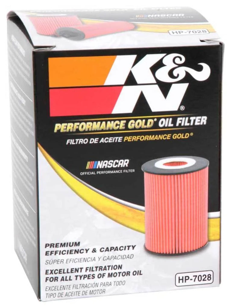 K&N Performance Oil Filter for 2010+ Mercedes Benz GLE350D 3.0L V6 DSL 2.75in OD x 3.625in H - Additional View 8