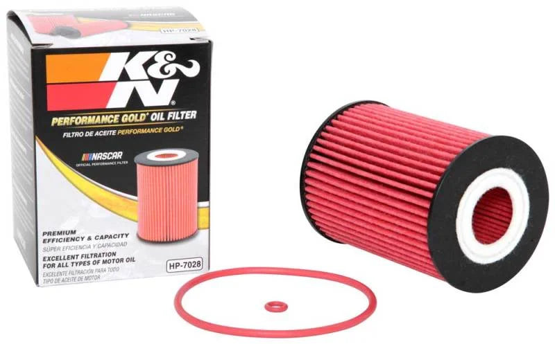 K&N Performance Oil Filter for 2010+ Mercedes Benz GLE350D 3.0L V6 DSL 2.75in OD x 3.625in H - Additional View 10